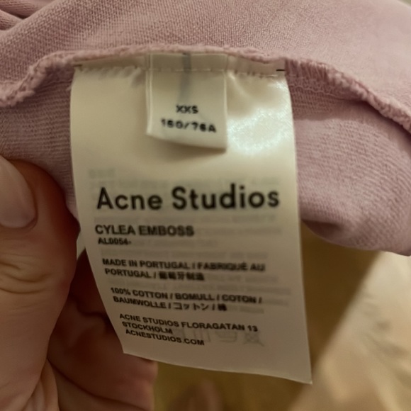 Acne Studios Cropped Tee - Picture 5 of 5